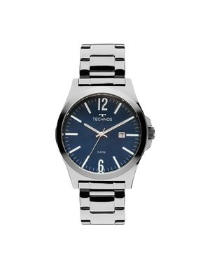 Relógio Technos Masculino Steel Prata