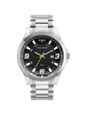 Relógio Technos Masculino Racer Prata