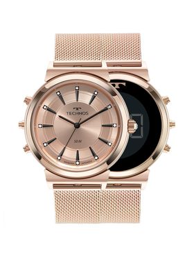 Relógio Technos Feminino Curvas Digital Rosé