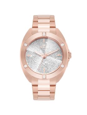 Relógio Technos Feminino Crystal Rosé