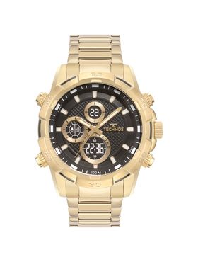 Relógio Technos Masculino Digitech Dourado