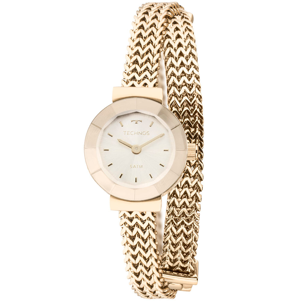 Relógio Technos Feminino Elegance Mini Dourado - 5Y20IP/4X