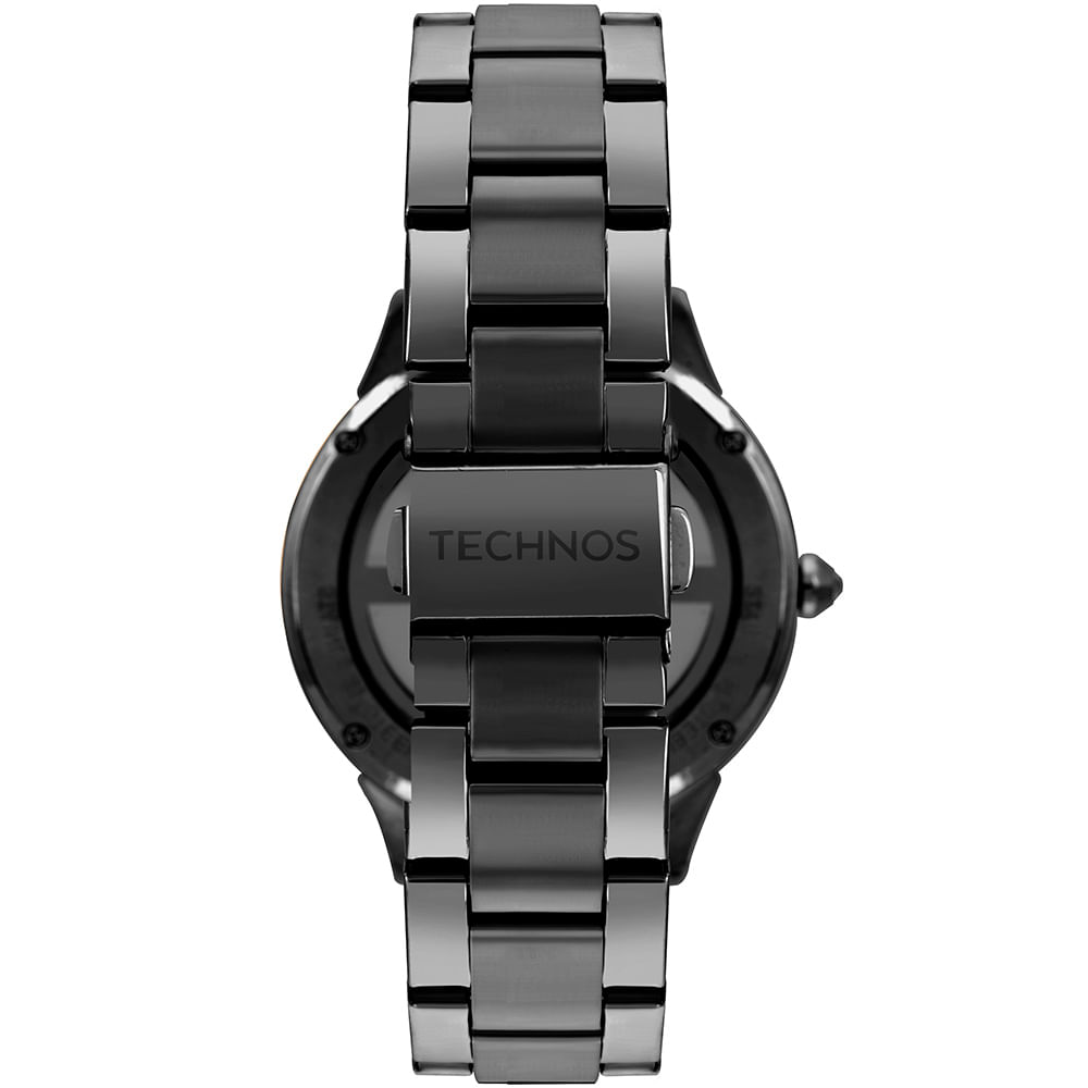 Relógio Technos Feminino Crystal Preto - F03101AC/4P