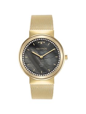 Relógio Technos Feminino Slim Dourado