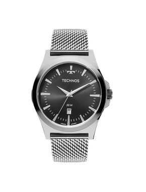 Relógio Technos Masculino Steel Prata