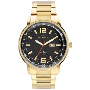 Relógio Technos Masculino Golf Dourado - 2115MWD/1H