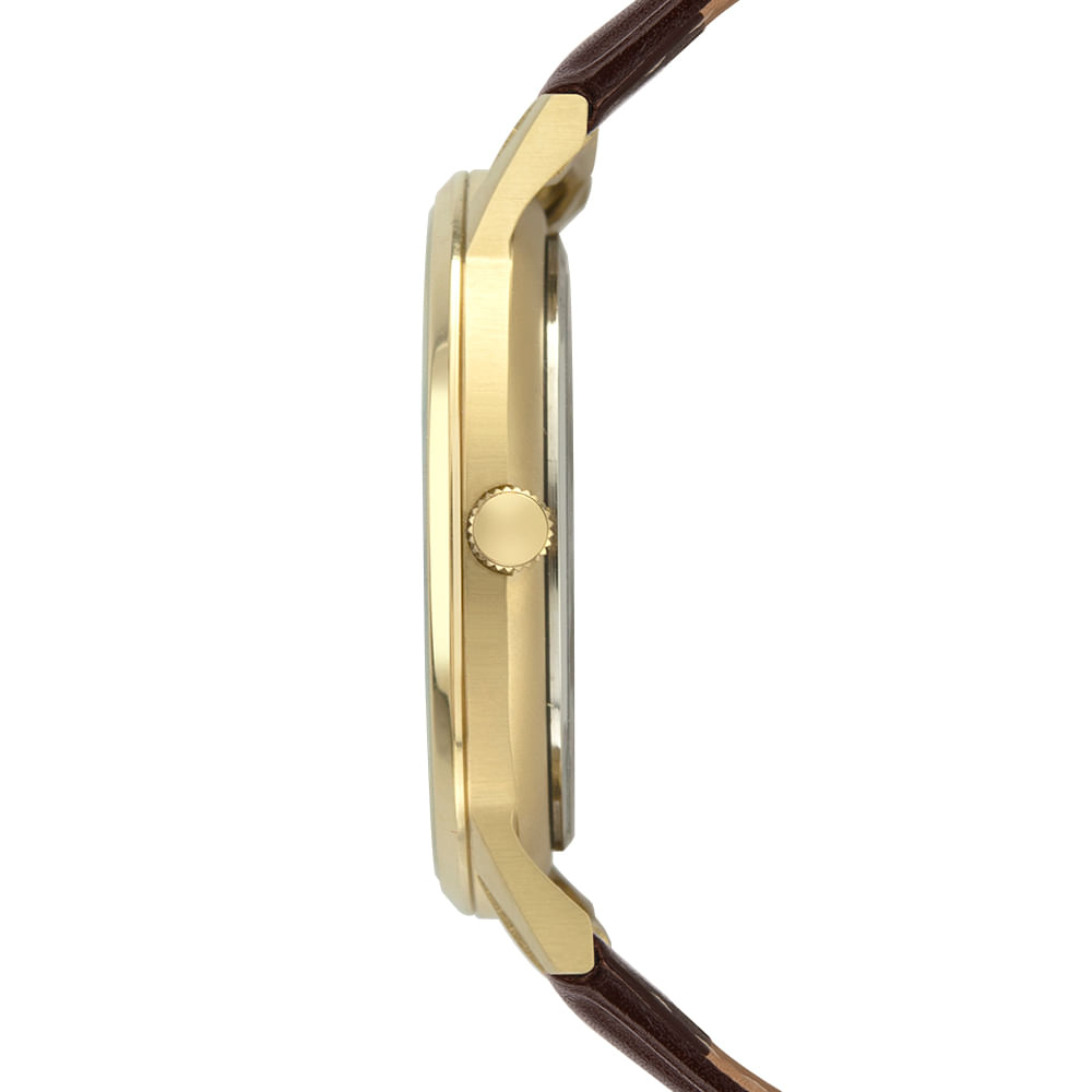 Relógio Technos Masculino Slim Dourado - GM10YU/0D Relógio Technos Masculino Slim Dourado - GM10YU/0D