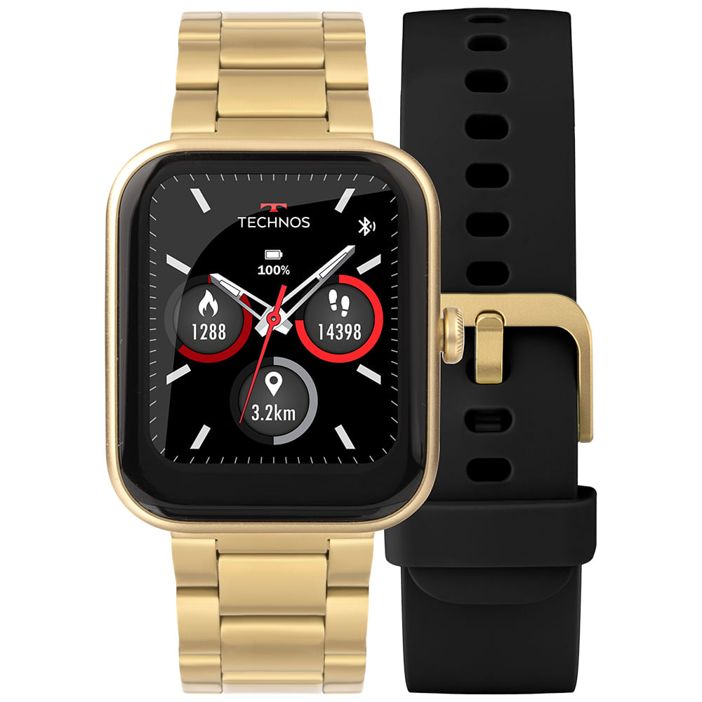 Smartwatch Technos Connect MAX Dourado - TMAXAL/8D