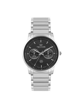 Relógio Technos Masculino Slim Prata