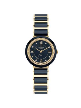 Relógio Technos Feminino Cerâmica Dourado