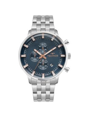 Relógio Technos Masculino Grandtech Prata