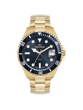 Relógio Technos Masculino Acqua Dourado