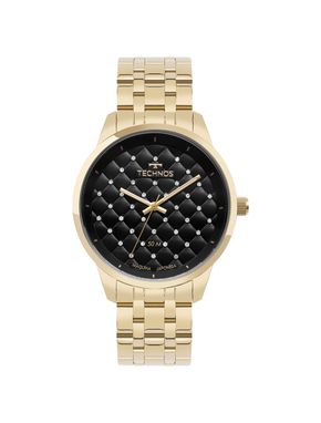Relógio Technos Feminino Brilho Dourado