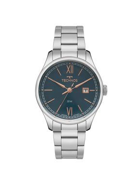 Relógio Technos Masculino Executive Prata