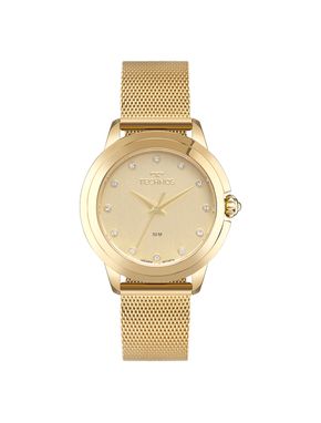 Relógio Technos Feminino Brilho Dourado