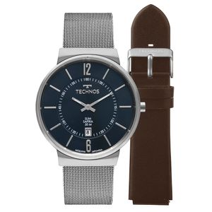 Relógio Technos Masculino Slim Prata - GM17AD/T1A
