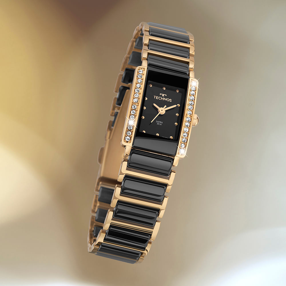 Relógio Technos Feminino Ceramic/saphire Dourado - 5Y30XP/1P