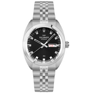 Relógio Technos Masculino Automático 1958 Prata - 8205OO/1P