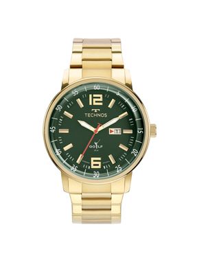 Relógio Technos Masculino Golf Dourado