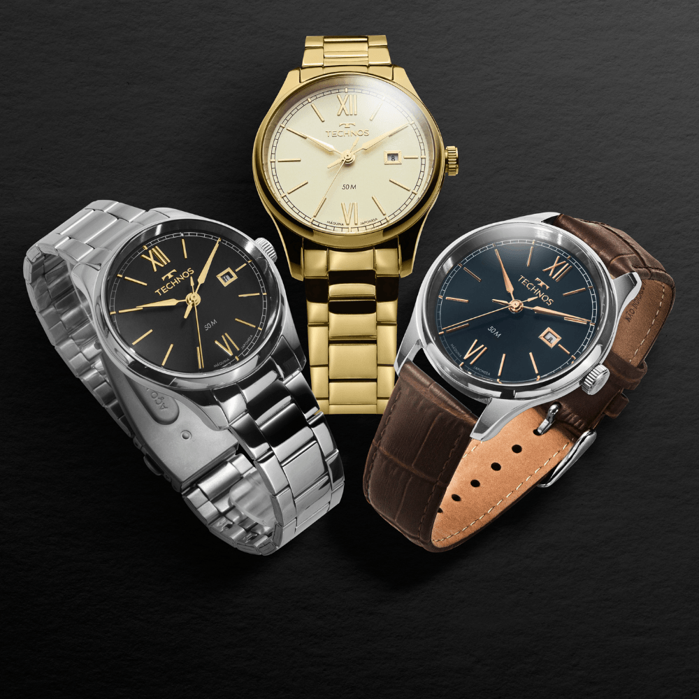 Relógio Masculino Technos Prata Executive - 2115TYX/1P