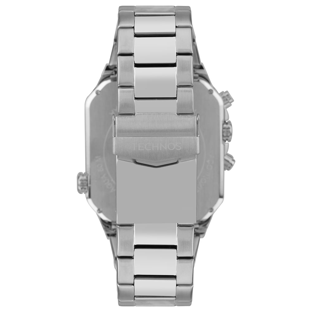 Relógio Masculino Technos Legacy Prata Cronógrafo - JS152MAQAB/1P