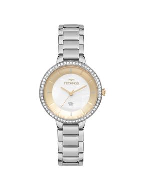 Relógio Technos Feminino Slim Prata