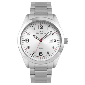 Relógio Technos Masculino Militar Prata - 2115TYR/1K