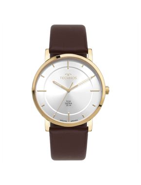 Relógio Technos Masculino Slim Dourado