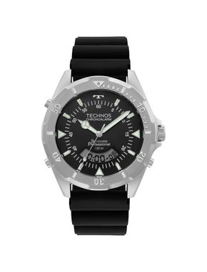 Relógio Technos Masculino Skydiver Prata