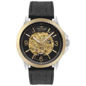 Relógio Technos Masculino Automático Skeleton Bicolor - 8N24AM/0P
