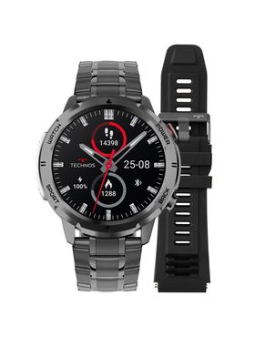 Smartwatch Technos Connect Sports Call Preto