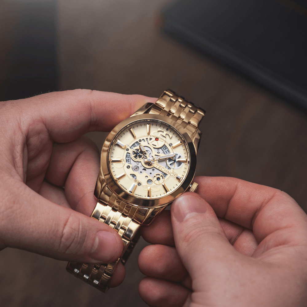 Relógio Technos Automático Masculino - 8205NQ/4X