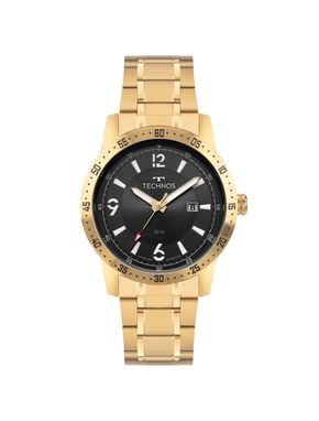 Relógio Technos Masculino Militar Dourado