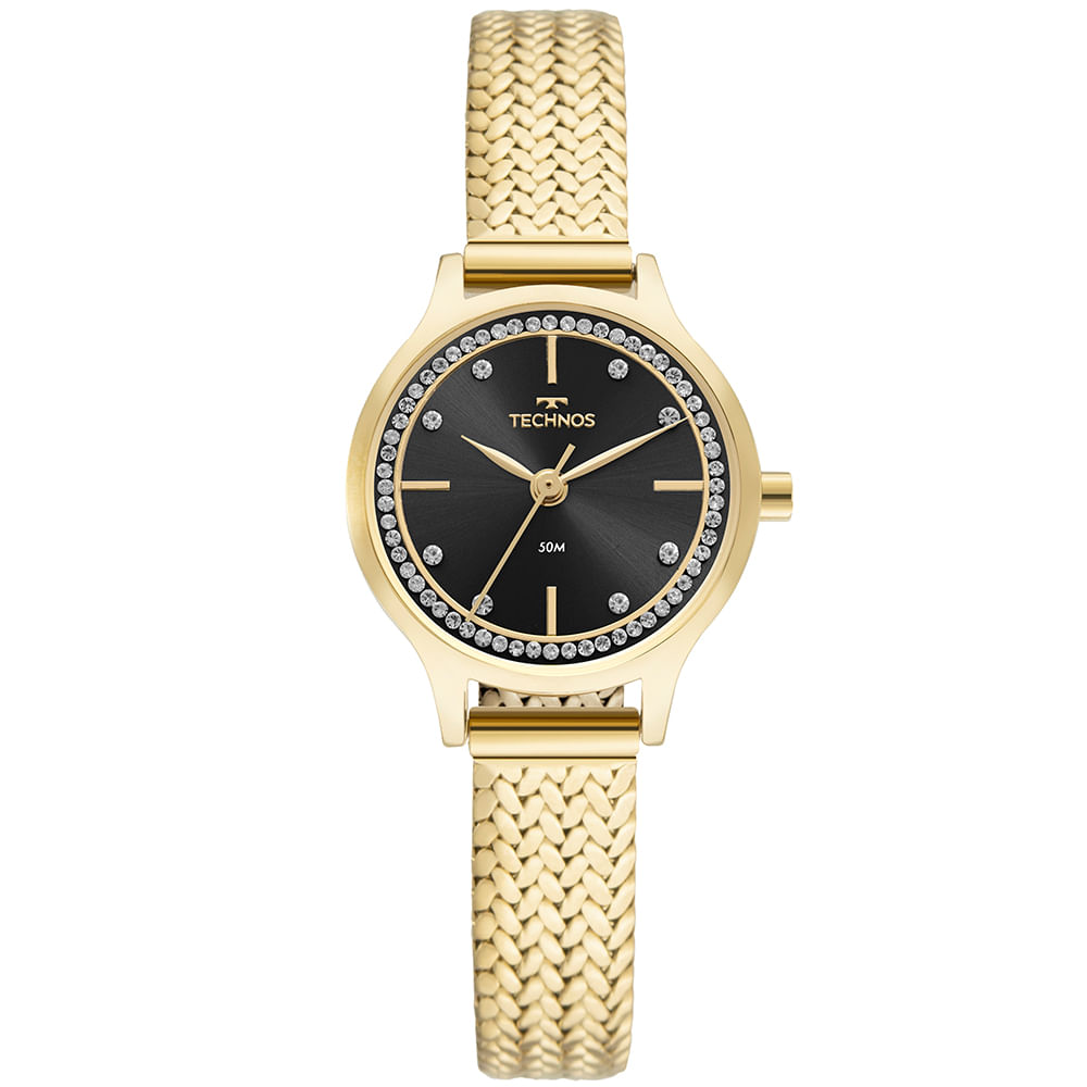 Relógio Technos Feminino Dourado Mini Petit - GL32AU/1E