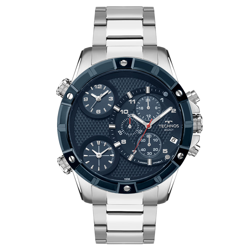 コラテック Relógio Technos Masculino Legacy Bicolor - JS153MAQAA/1A