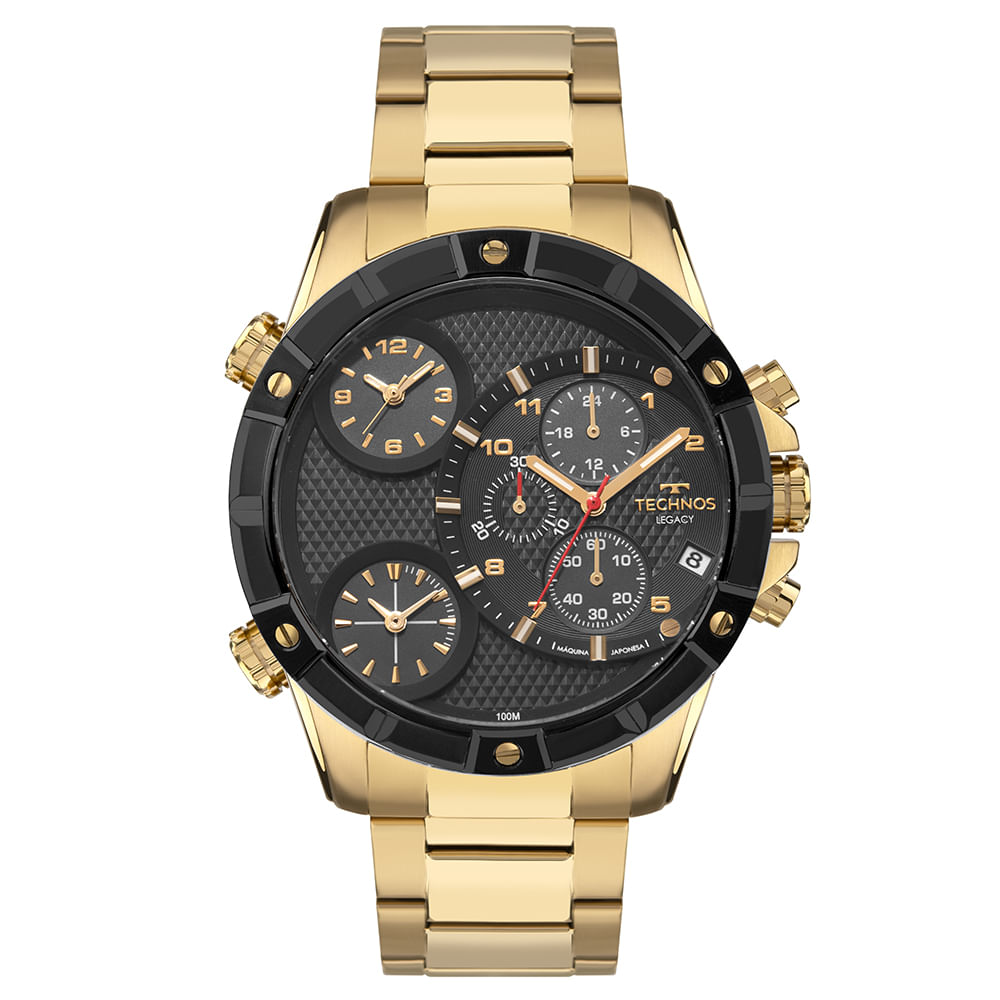Relógio Technos Masculino Legacy Bicolor - JS153MAQAB/1P