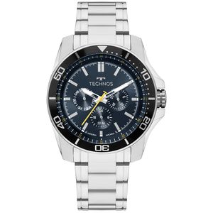 Relógio Technos Masculino Racer Premium Prata - 6P79CH/1A