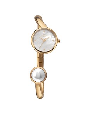 Relógio Technos Feminino Crystal Dourado