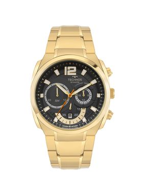 Relógio Technos Masculino Skymaster Dourado Resistente á água