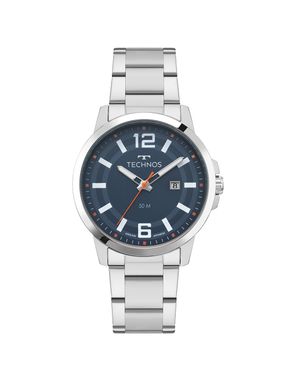 Relógio Technos Masculino Racer Prata