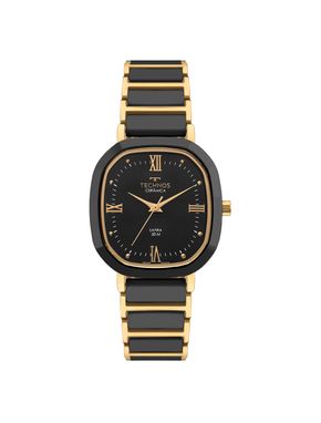 Relógio Technos Feminino Cerâmica Dourado