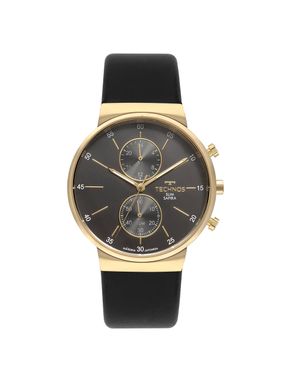 Relógio Technos Masculino Slim Dourado