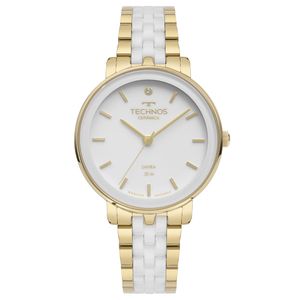 Relógio Technos Feminino Cerâmica Dourado - 2035MZL/1B