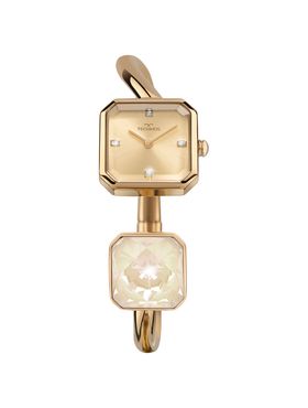 Relógio Technos Feminino Crystal Dourado