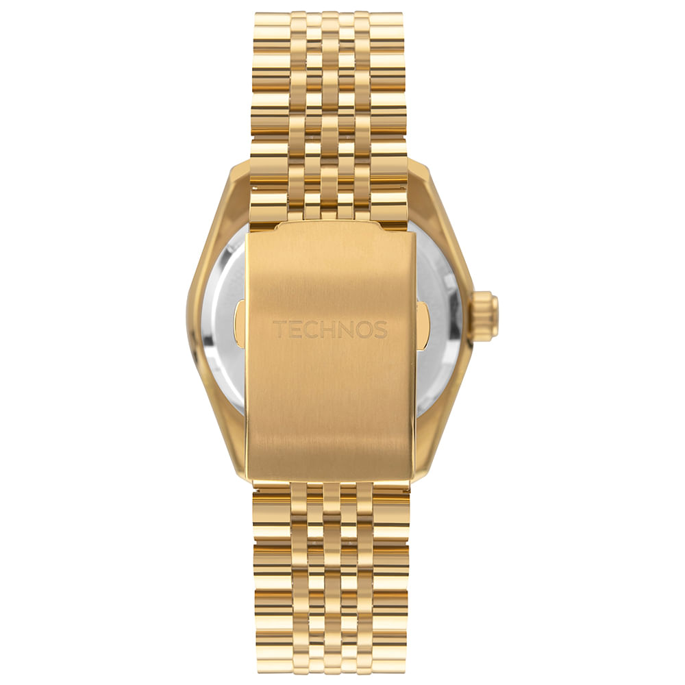 T00205 TD_MERRY様 Relógio Masculino Automático GMT Dourado Technos - NH34AB/T1P