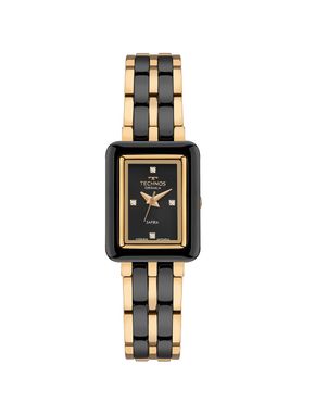 Relógio Technos Feminino Cerâmica Dourado