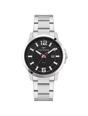 Relógio Technos Masculino Racer Prata