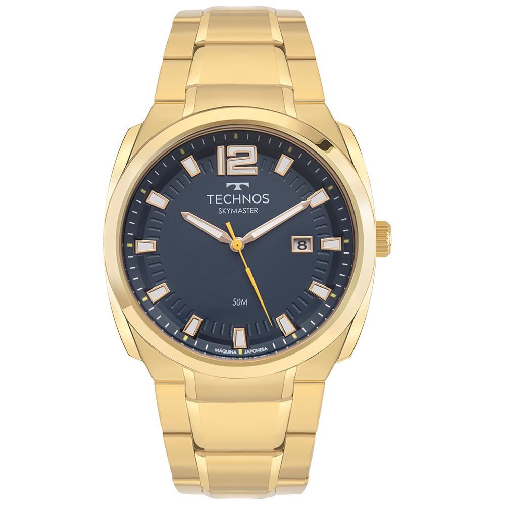 Relógio Technos Masculino Skymaster Dourado - 2315LBJ/1A