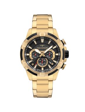 Relógio Technos Masculino Ts Carbon Dourado