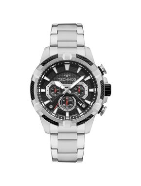 Relógio Technos Masculino Ts Carbon Prata
